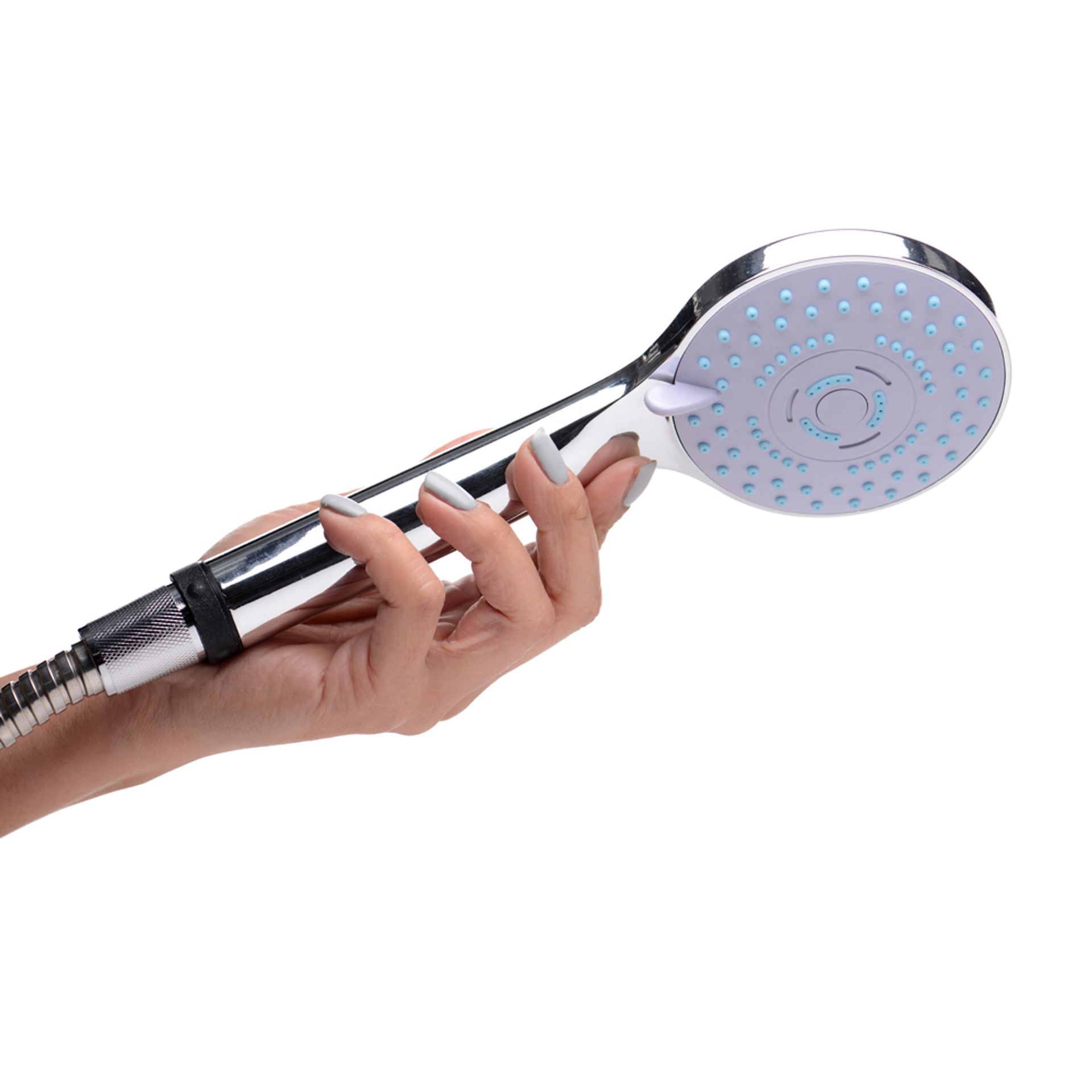 Buy the 5 setting Shower Head with Hidden Beaded Silicone Enema Nozzle