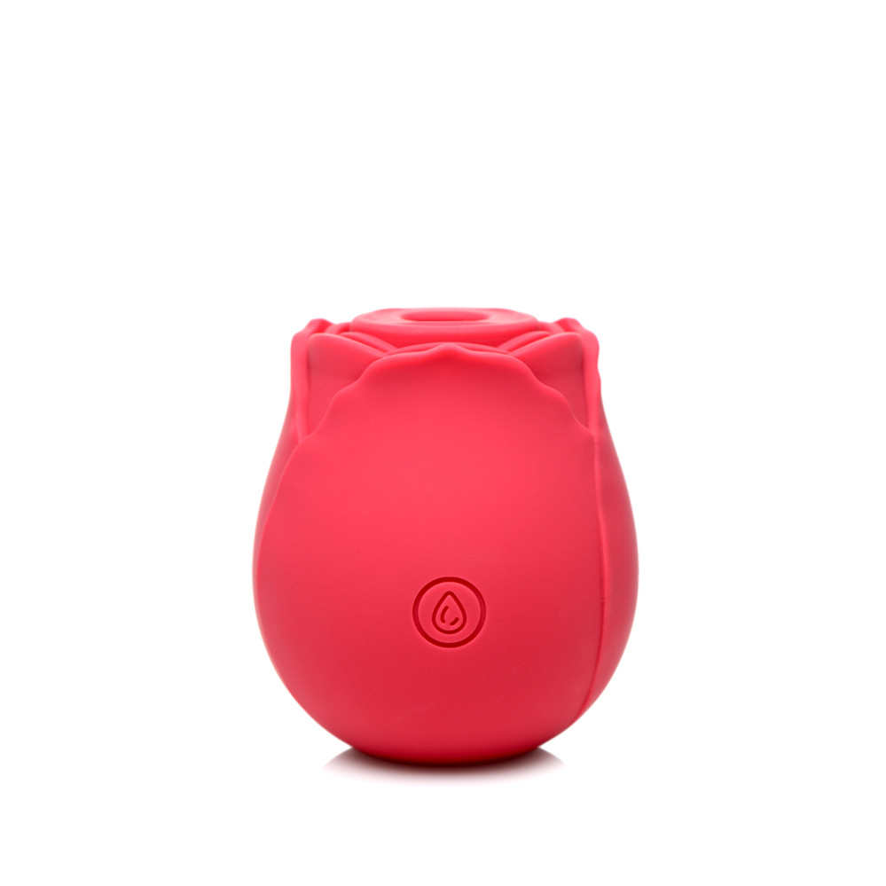 Inmi Bloomgasm Passion Petals 10x Silicone Suction Rose Vibrator - Red
