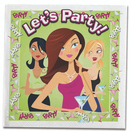 Let's Party Collection Party Trivia Napkins 10-Pack