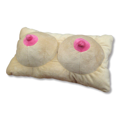 Buy the Plush 15 inch Stuffed Boobs Pillow - Ozze Creations