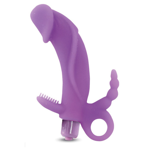 Blush Novelties Play With Me Venus Multi-zone Stimulator Purple