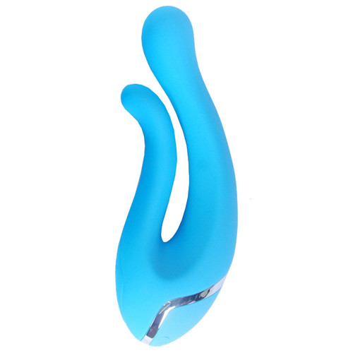 Buy the Luxe Arielle 10-function Silicone Vibrator in Blue - Blush Novelties