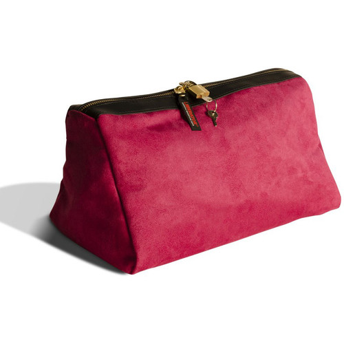 Buy the Tallulah Microsuede Lockable Toy Bag in Fuchsia Pink - OneUp Innovations Liberator