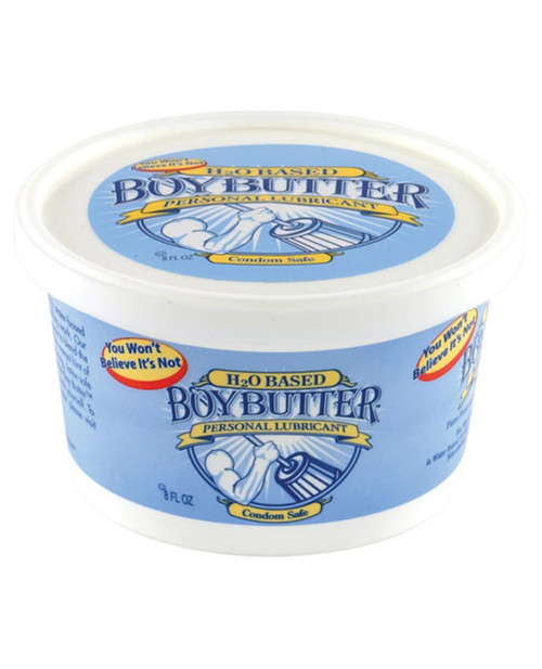 Buy the Boy Butter H20 Water-Based Cream Lubricant 8 oz Tub