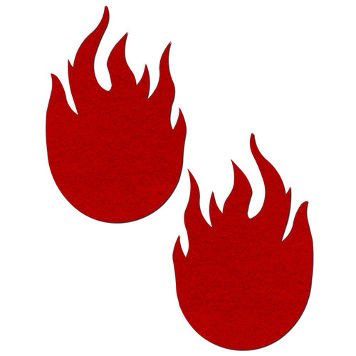 Pastease Bright Red Flame Pasties