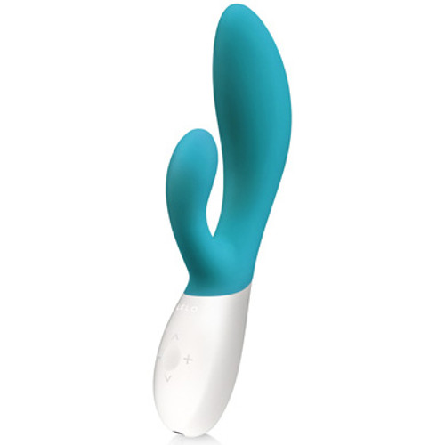 LELO INA Wave Stroking Clitoral & G-Spot Massager with WaveMotion Ocean Blue