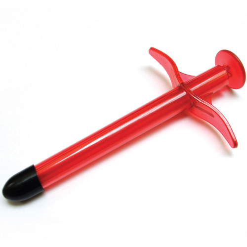 buy the Lube Shooter Syringe in Red - StockRoom KinkLab