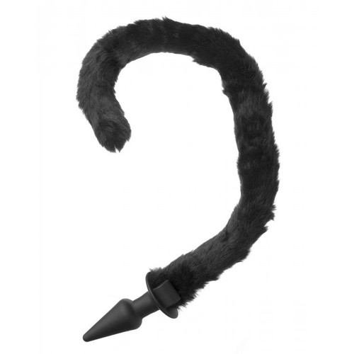 Frisky Bad Kitty Silicone Furry Cat Tail Anal Plug