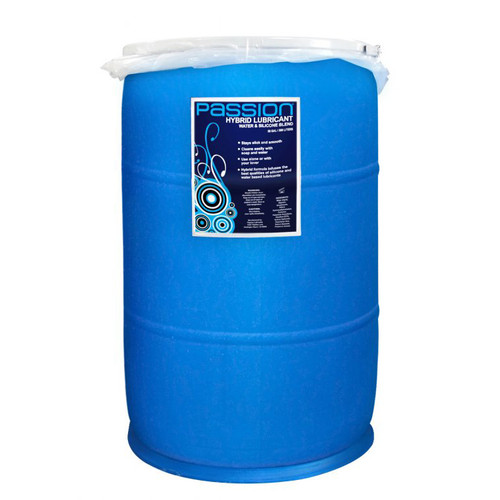 Passion Hybrid Lubricant Water and Silicone Blend 55 Gallon Drum with Pump