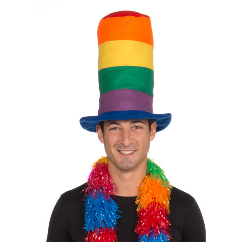 Forum Novelties Rainbow Tall Hat