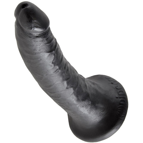 King Cock 7 inch Realistic Dong Black