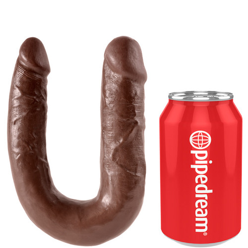 King Cock Medium Double Trouble Realistic Double Dong Brown