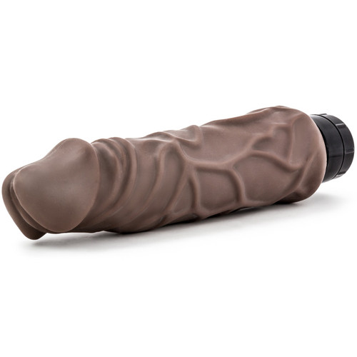 Blush Novelties Au Natural Home Wrecker 9.25 inch Realistic Vibrator Brown