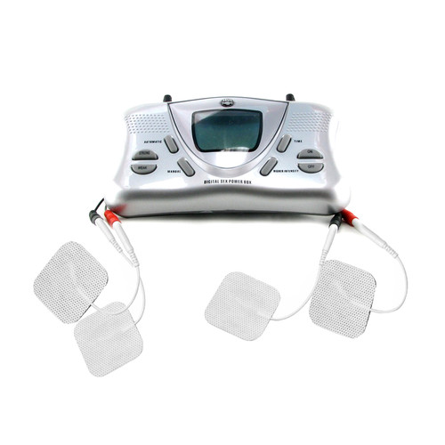 Buy the Zeus Electrosex Deluxe Digital Dual Channel Power Box E-Stim Kit electroerotic electrostimulation tens- XR Brands