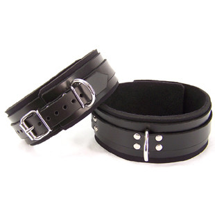 Axovus Lined Leather Thigh Cuffs Dallas Novelty