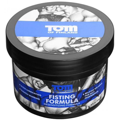 Tom of Finland Fisting Desensitizing Formula Cream Lubricant 8 oz