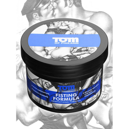 Tom of Finland Fisting Desensitizing Formula Cream Lubricant 8 oz