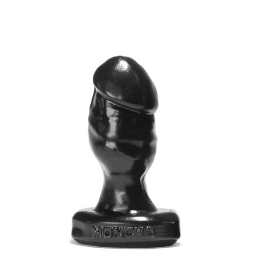 OXBALLS Honcho 1 Small Silicone Butt Plug Tar Black