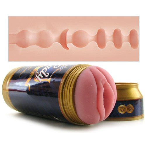 Buy the Sex in a Can Lady Lager Mini Lotus Vagina Vaginal Sex Stroker - FleshLight Interactive Life Forms