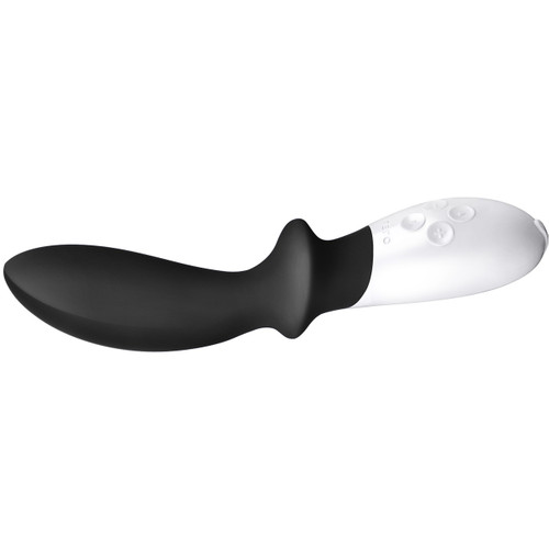 Buy the LOKI 6-function Silicone Rechargeable Male Prostate Vibrator Obsidian Black - LELO