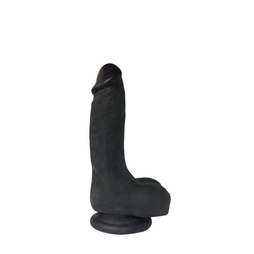 Curve Novelties Home Grown Cock 7 inch Realistic Dong with Suction Cup Midnight