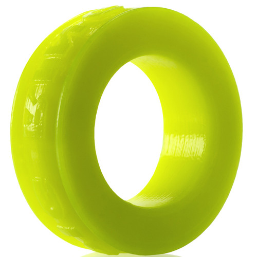 OXBALLS Pig-Ring Silicone Cock Ring Flourescent Yellow