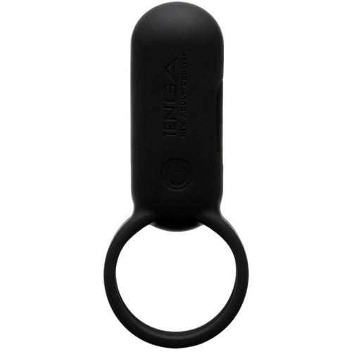 Buy the SVR Smart Vibe Ring 7-function Rechargeable Vibrating Silicone Love Finger Cock Ring in Black erection enhancer - TENGA Global