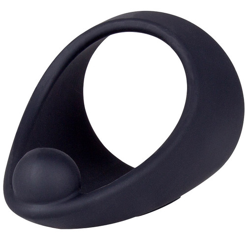 Screaming O SlingO Silicone Penis Ring with Contoured Sling Black
