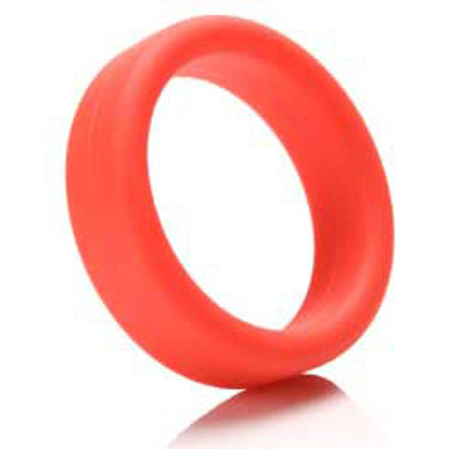 Buy the Soft Silicone C-Ring Erection Enhancing Ring Cockring in Crimson Red - Tantus Inc
