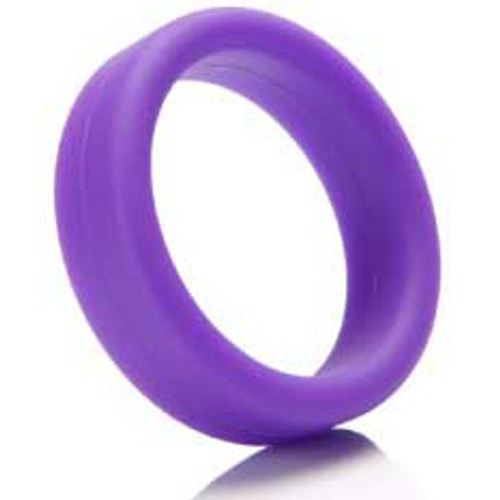 Buy the Soft Silicone C-Ring Erection Enhancing Ring Cockring in Lilac Purple - Tantus Inc