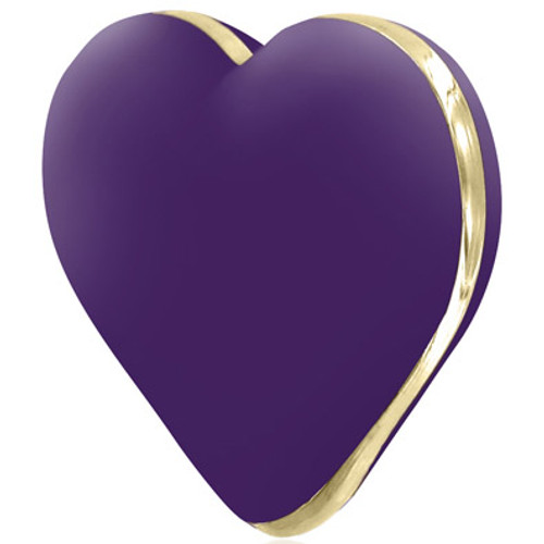 Rianne S Heart Rechargeable 10-function Massager Deep Purple