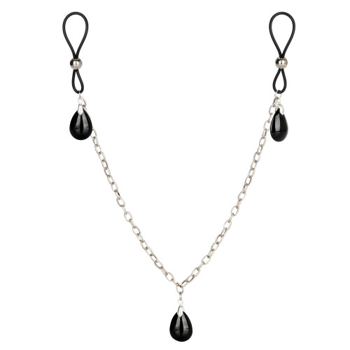 Cal Exotics Nipple Play Non-Piercing Crystal Pendant Chain Nipple