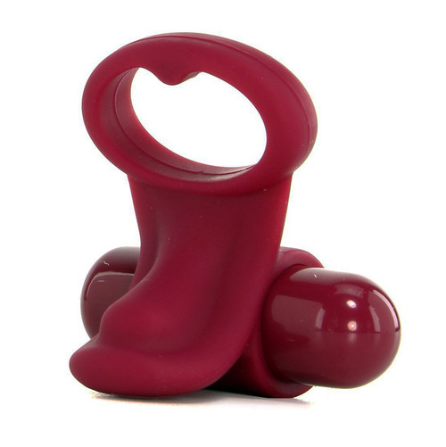 Buy the You-Turn 2-finger Rumbling 4-function Massager Merlot - Screaming O