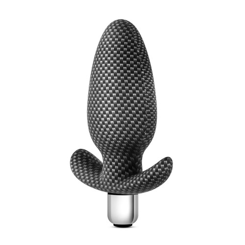 Blush Novelties Spark Carbon Fiber Throttle AV-01 10-function Vibrating Silicone Butt Plug