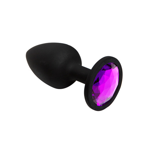 Buy the Booty Bling Pink Jeweled Small Silicone Anal Plug Buttplug - Doc Johnson