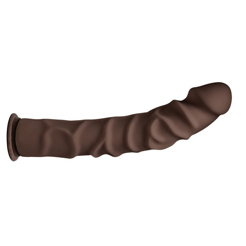 Doc Johnson The D Ragin' D UltraSkyn 10 inch Realistic Dong with Suction Cup Chocolate