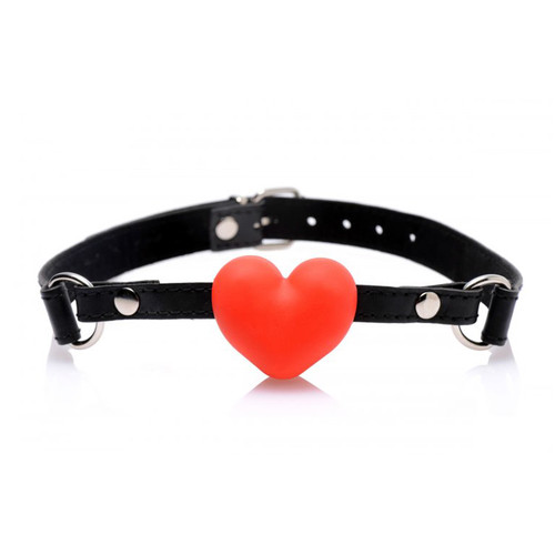 Frisky Heart Beat Silicone Heart-Shaped Mouth Gag