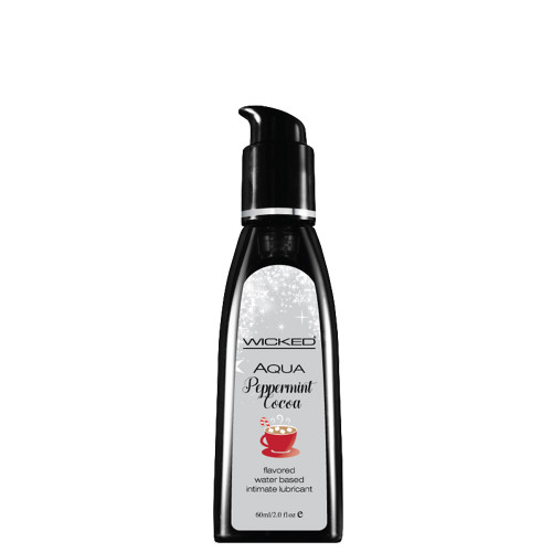 Wicked Sensual Care Aqua Peppermint Cocoa Flavored Water-based Lubricant 2 oz