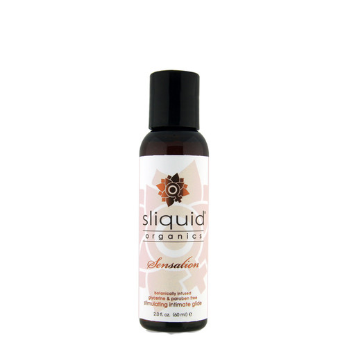 Sliquid Organics Sensation Aloe Water-based Stimulating Intimate Lubricant 2 oz