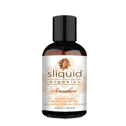 Sliquid Organics Sensation Aloe Water-based Stimulating Intimate Lubricant 4.2 oz