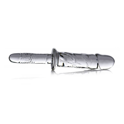 Master Series Brutus Realistic Glass Dildo Thruster