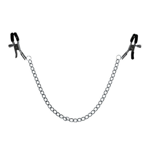 Buy Sex & Mischief Series Chained Nipple Clamps - Sportsheets
