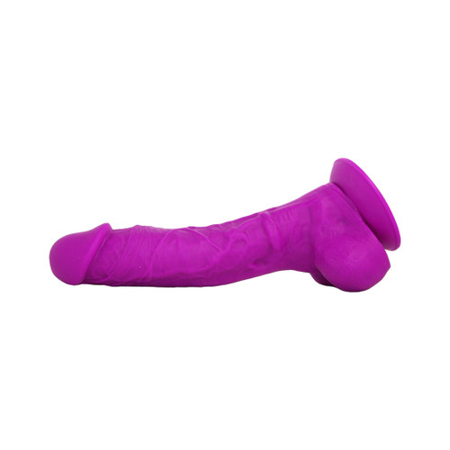 Buy the ColourSoft 5 inch Soft Silicone Realistic Dildo Purple - NS Novelties