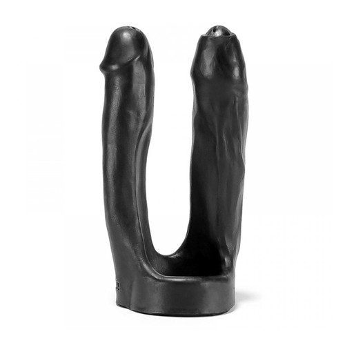 Buy the 3-Way Triple Penetrator Silicone Dildo with Cockring - OxBalls