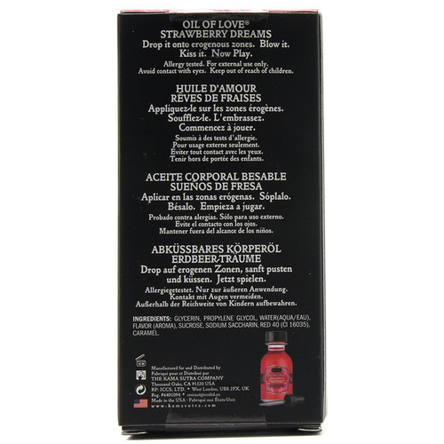 Buy the Oil of Love Strawberry Dreams Water-based Kissable ...