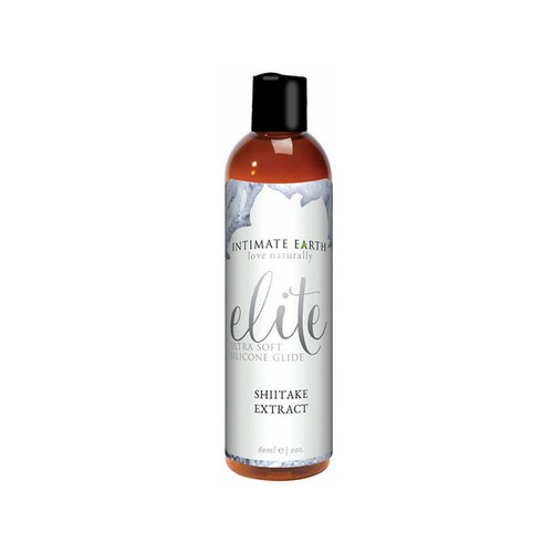 Buy the Elite Ultra Soft Silicone Glide Lubricant with Shitake Extract 2 oz - Intimate Organics Intimate Earth