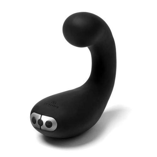 Buy the G-Kii 12-function Flexible Rechargeable Silicone G-Spot Vibrator Black - Je Joue
