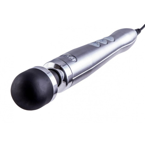 Buy the No 3 Brushed Diecast Plug-In Vibrating Wand Massager - Doxy