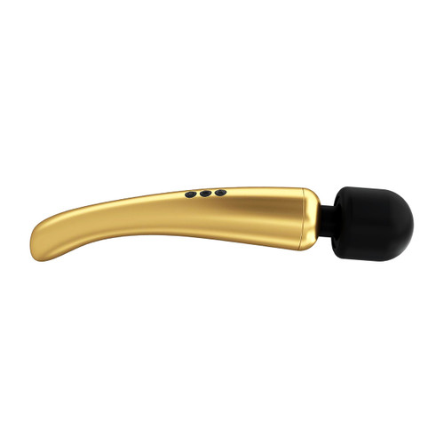 Buy the Golden Megawand 160-function Rechargeable Silicone Wand Massager - Lovely Planet Dorcel