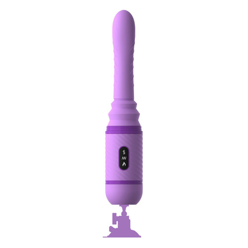 Buy the Fantasy For Her  Love Thrust-Her 15-function Warming Rechargeable Silicone Stroking Machine - Pipedream Toys